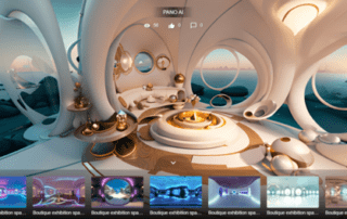 텍스트 투 스페이셜로 생성한 공간 이미지. /아이스테이징